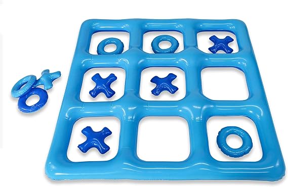 Poolcandy Inflatable Waterproof Jumbo Tic Tac Toe Game