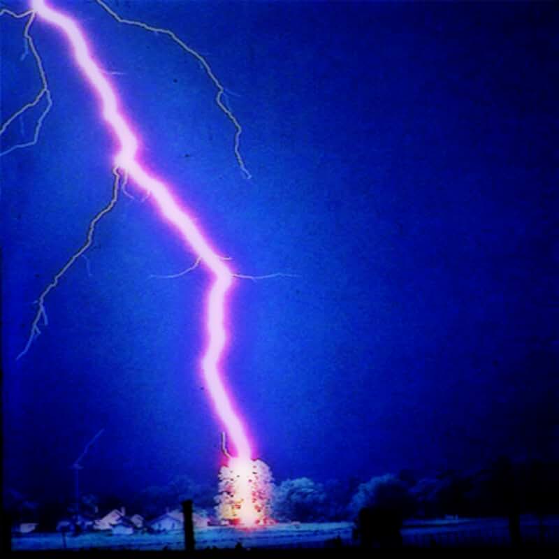 Aesthetic purple Heart wallpaper, Purple lightning, Lightning