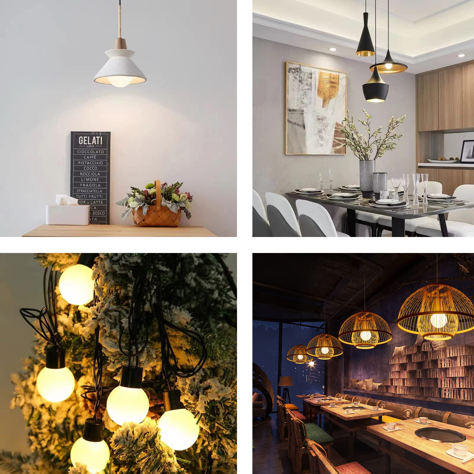 Leuchtturm LED G45 Grün – 1 W E27 Energiesparlampe, Entspricht 10 W Halogen