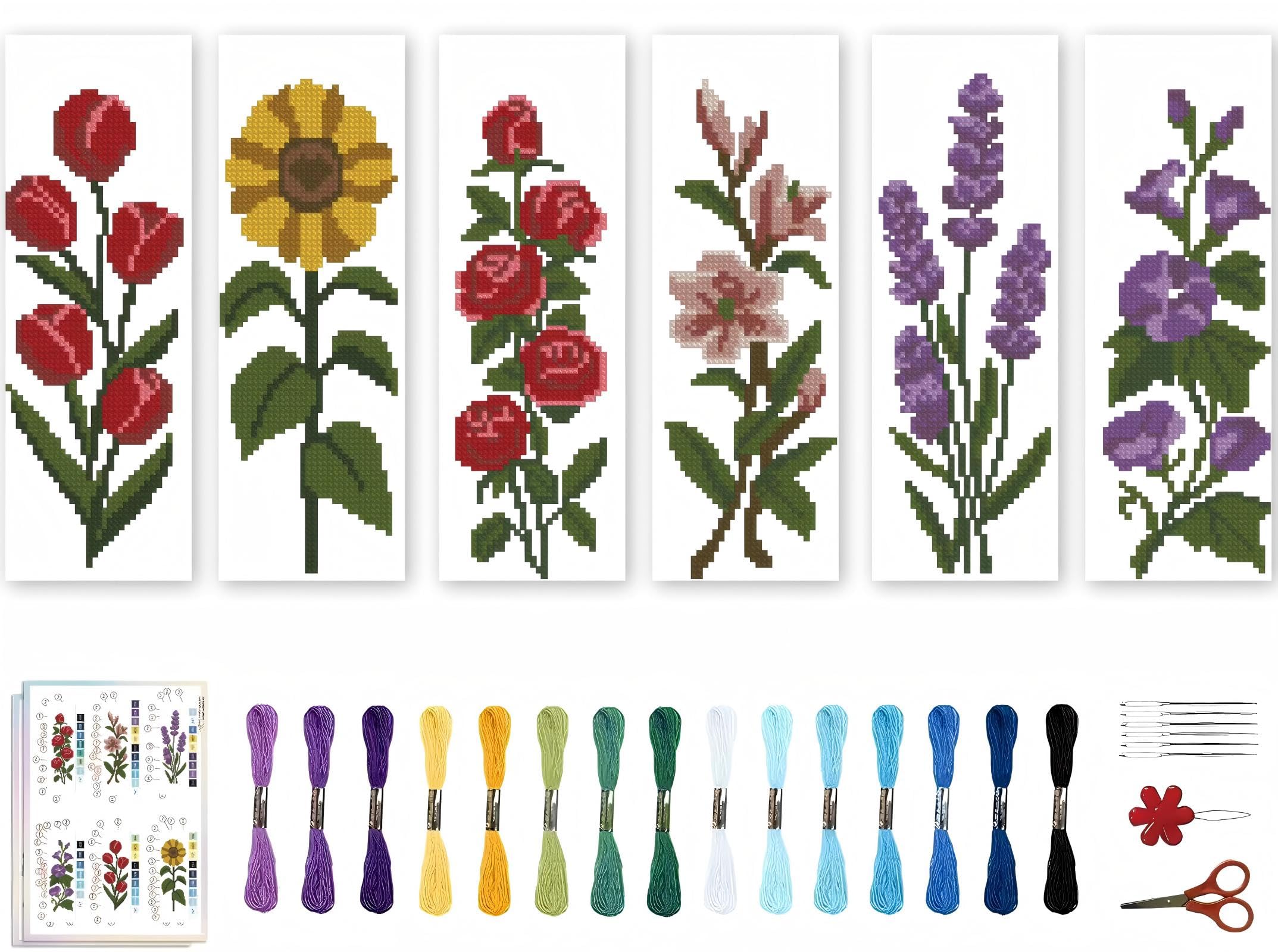 Cross Stitch Bookmark Kits - Beginner Friendly -1 Cross Stitch Bookmark Kits - Beginner Friendly -1