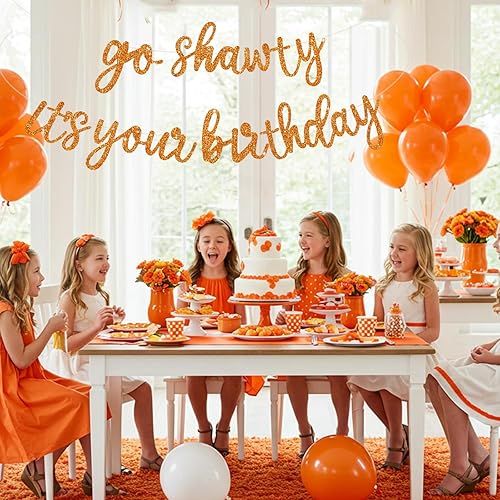 Miniatura 16 de BEISHIDA Cartel Purple Go Shawty It's Your Birthday - No DIY - Cartel de feliz cumpleaños con purpurina con temática de hip hop, pre-encordado