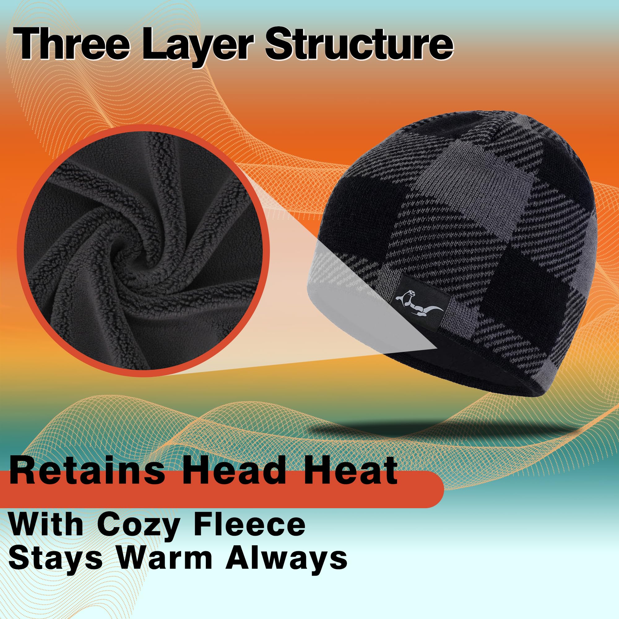 OTTERSHELL Beanie Hats - Gorrita Unisex Adulto