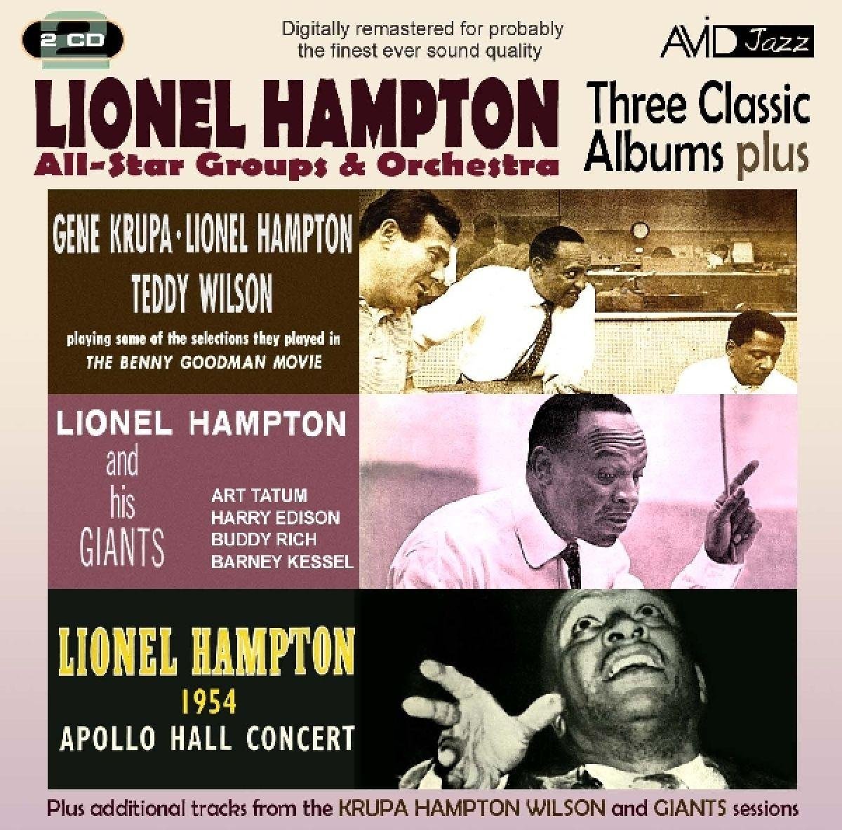 Lionel Hampton All-Star Groups & Orchestra double CD Europe Avid Jazz 2009