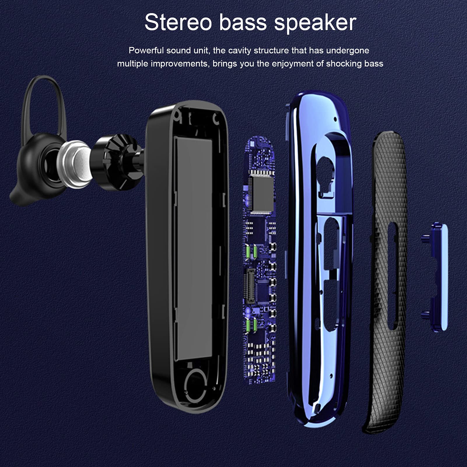 Écouteur Bluetooth, Casque Mains Libres Bluetooth Sans Fil Avec Réponse