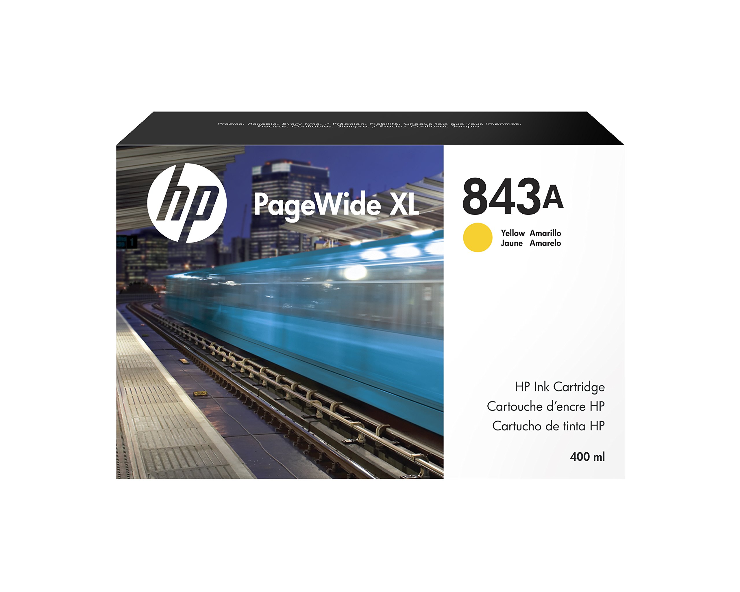HP 843A (C1Q60A) PageWide XL Yellow Ink Cartridge 400 mL Ink