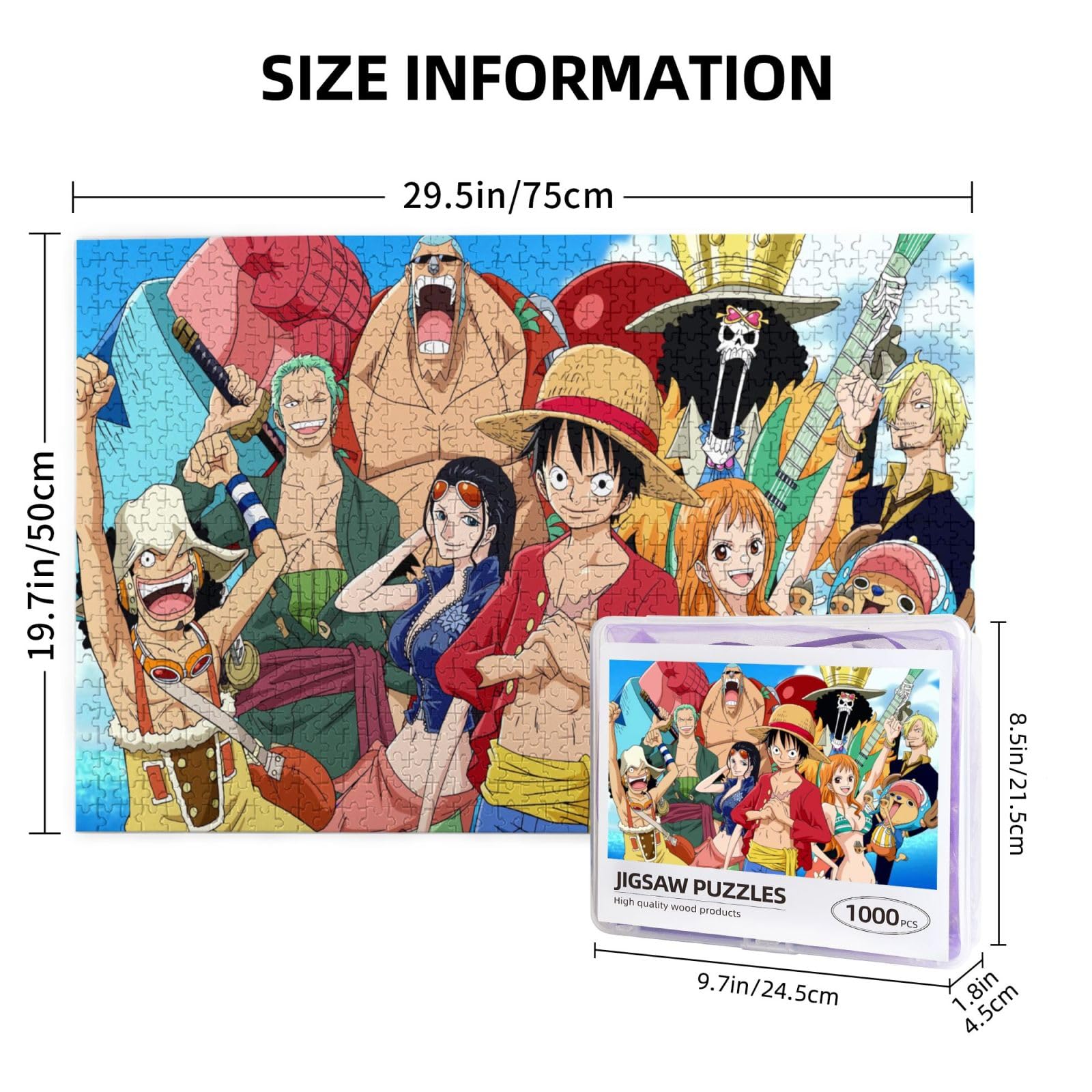 Amazon.co.jp: 1000ピース ジグソーパズル ワンピース One Piece