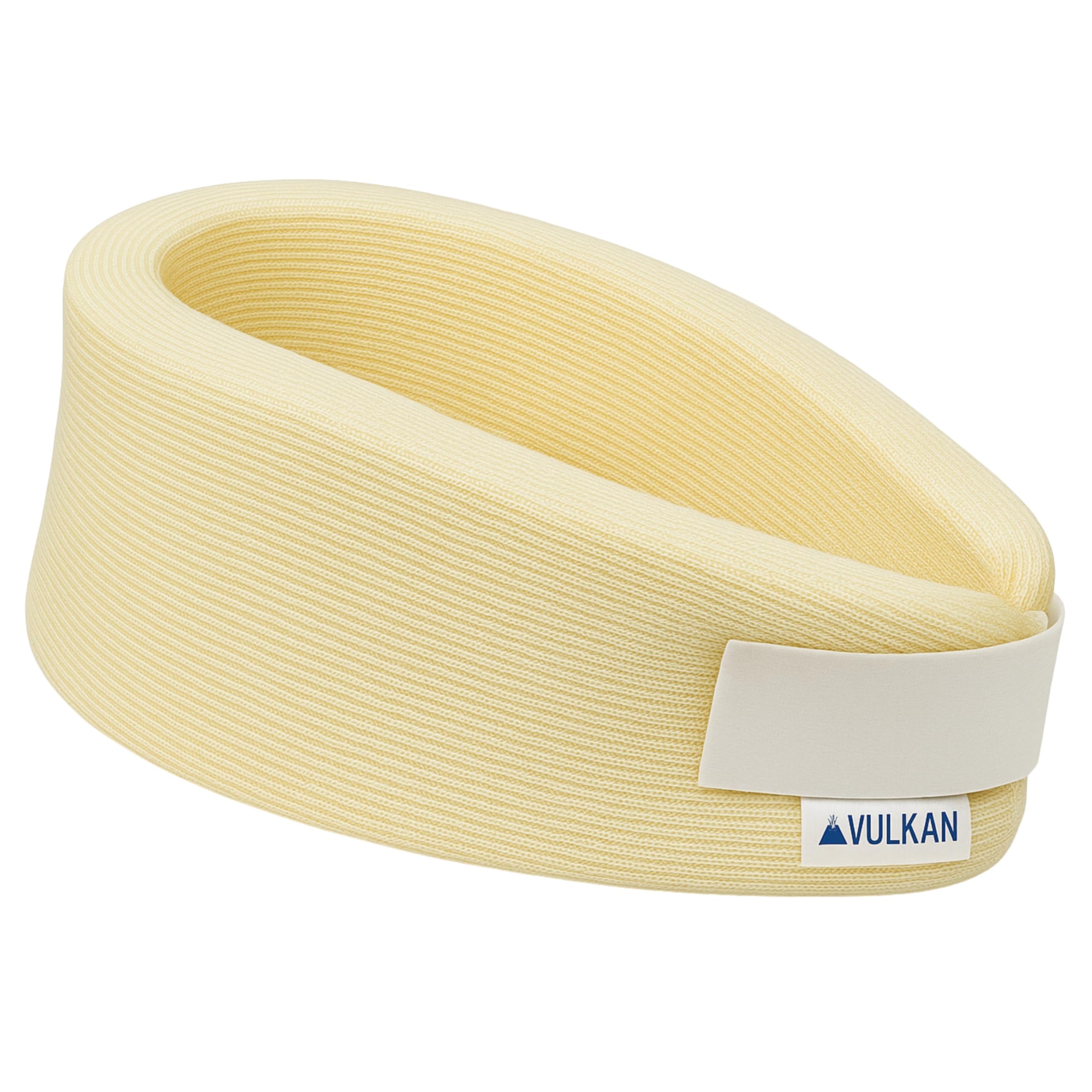 VULKAN Medium Neck Support Shallow Medicollar – Foam Cervical Collar for Neck Pain, Whiplash and Post Operative Care – Comfortable and Lightweight Neck Brace for Men and Women – 7cm High x 44cm Long