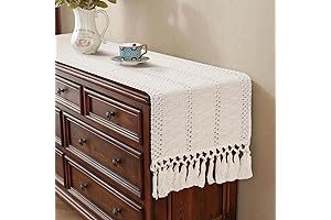 yuboo Boho Bedroom Dresser Runner: A Touch of Rustic Charm for Your Bedroom