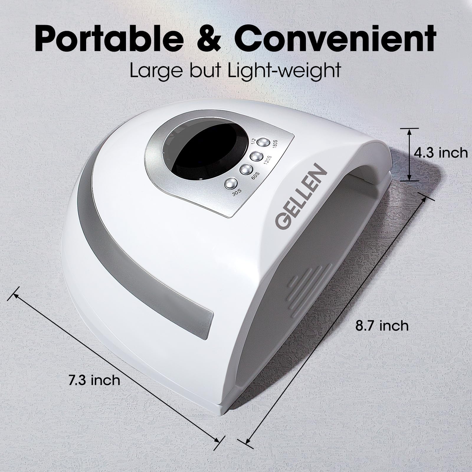 Amazon.com: Gellen UV Nail Lamp, 268W UV LED Light for Nails of
