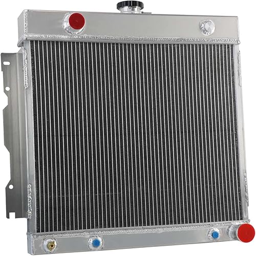 Radiador de aluminio de 3 filas compatible con camiones Dodge Plymouth D/W 100 150 200 300 1970-79, núcleo de aluminio