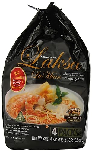Miniatura 5 de Tallarines lamian laksa para curry de coco de Prima Taste 26 onzas