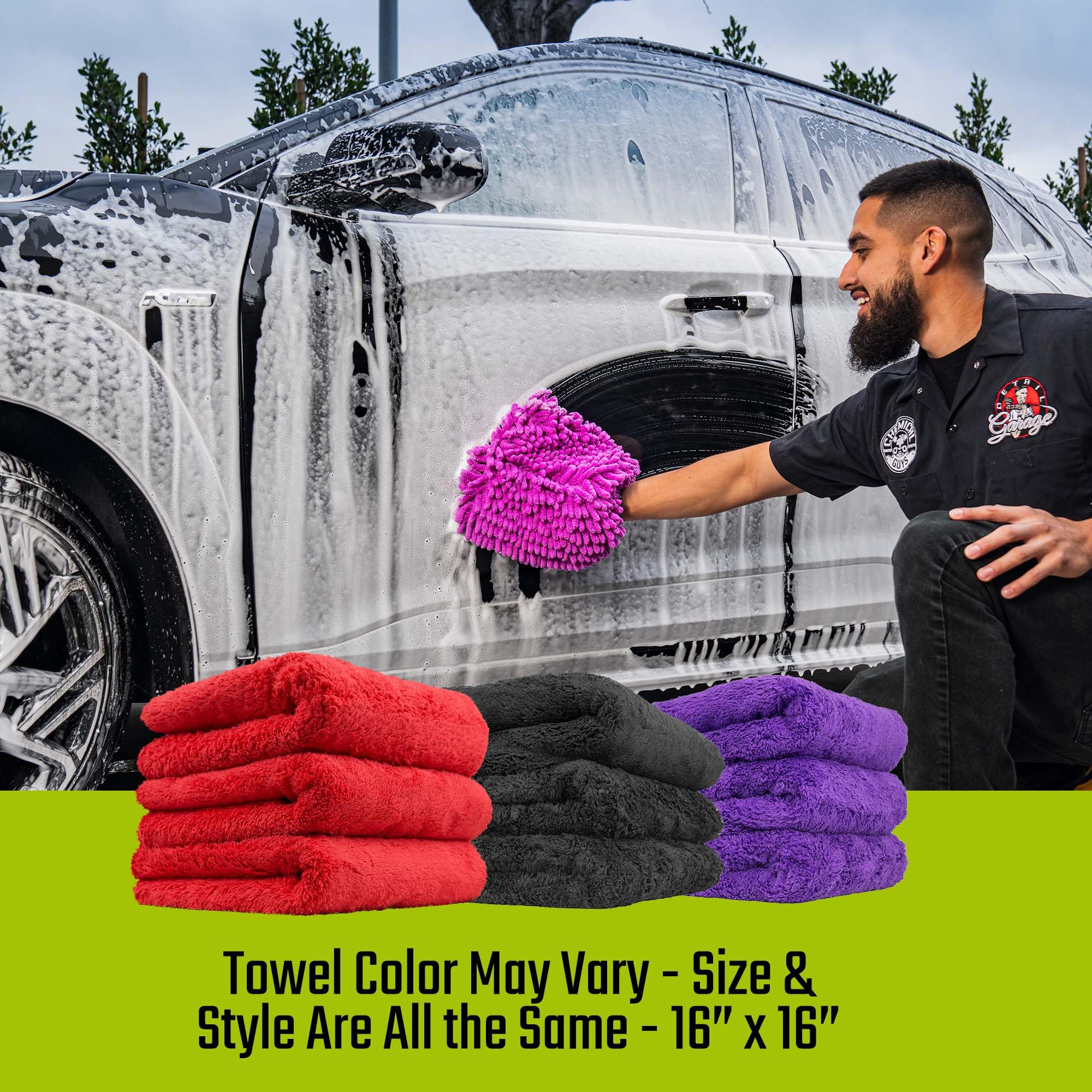 Chemical Guys HOL357 Clean & Shine Autowäsche-Starterkit – 7-teiliges Set Für Autos, Motorräder, SUVs, Jeeps, Wohnmobile & mehr