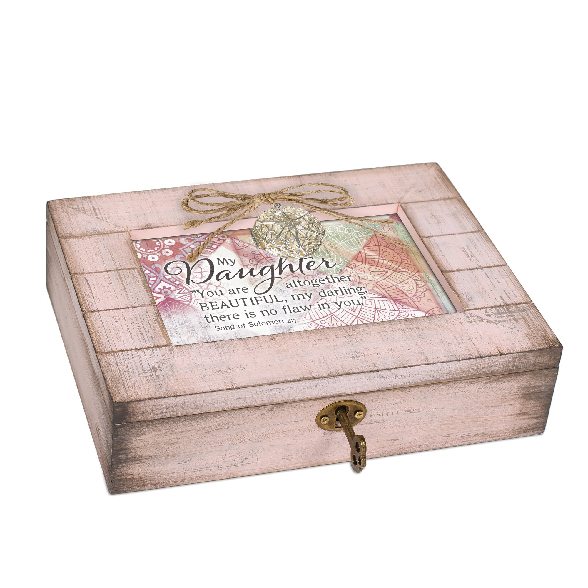 Caja de música Cottage Garden rosa soluciona qué regalar a una hija con originalidad