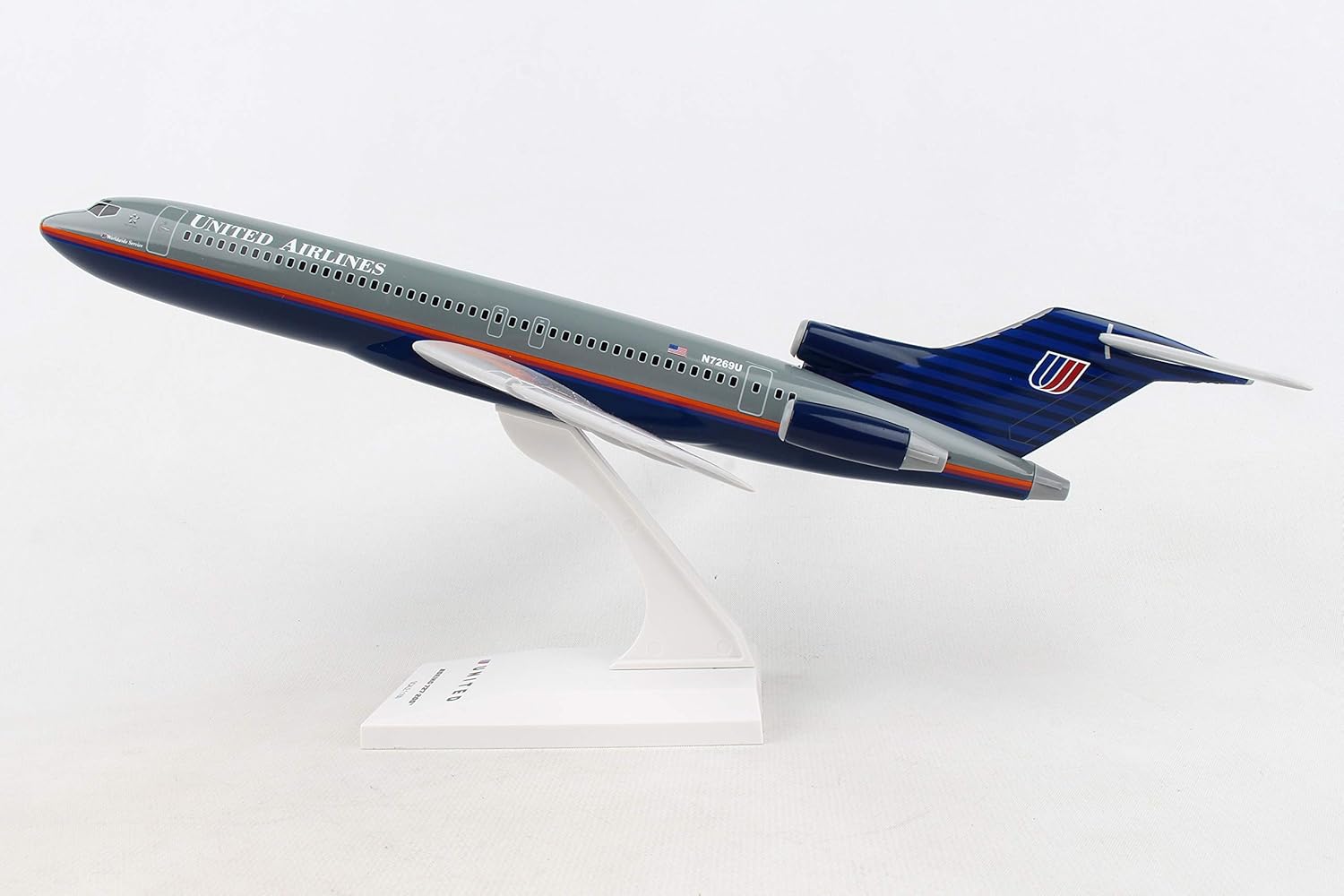 Daron Skymarks United B727-200 90's Scheme Airplane Model Building Kit, 1/150-Scale