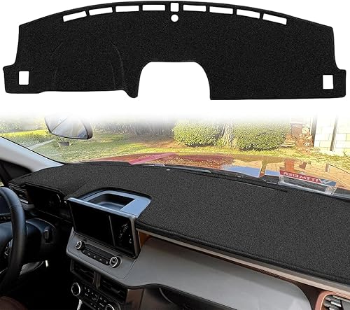 Cubierta de salpicadero personalizada para Ford Maverick 2022 2023 2024, protector de alfombra (negro) F142