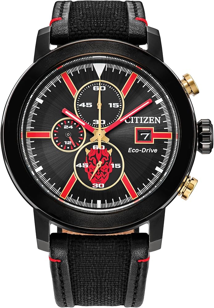 Amazon.com: Citizen Men's Eco-Drive Star Wars Darth Maul