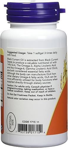 Miniatura 2 de Now Foods Aceite de grosella negra 500 miligramos - 100 cápsulas blandas (paquete de 2)