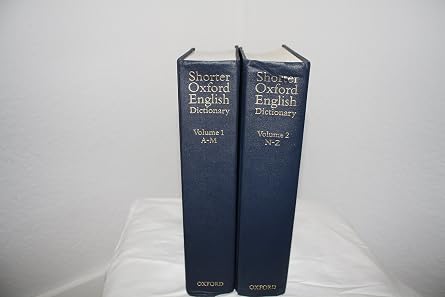 Shorter Oxford English Dictionary, Fifth Edition