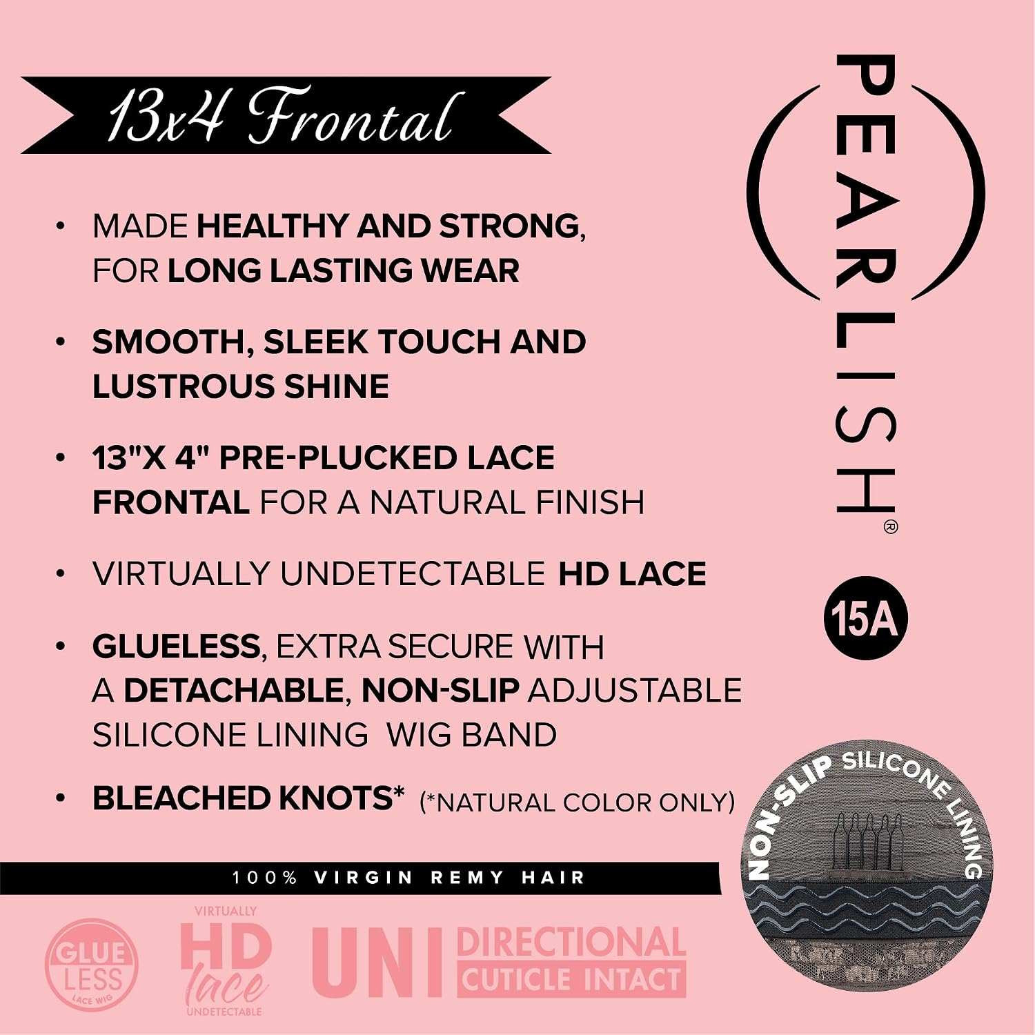 Sensationnel Pearlish 13x4 Lace Frontal Wig - Burmese Curl 20 inch 15A Remy Human Hair Glueless Preplucked Hairline (NATURAL)