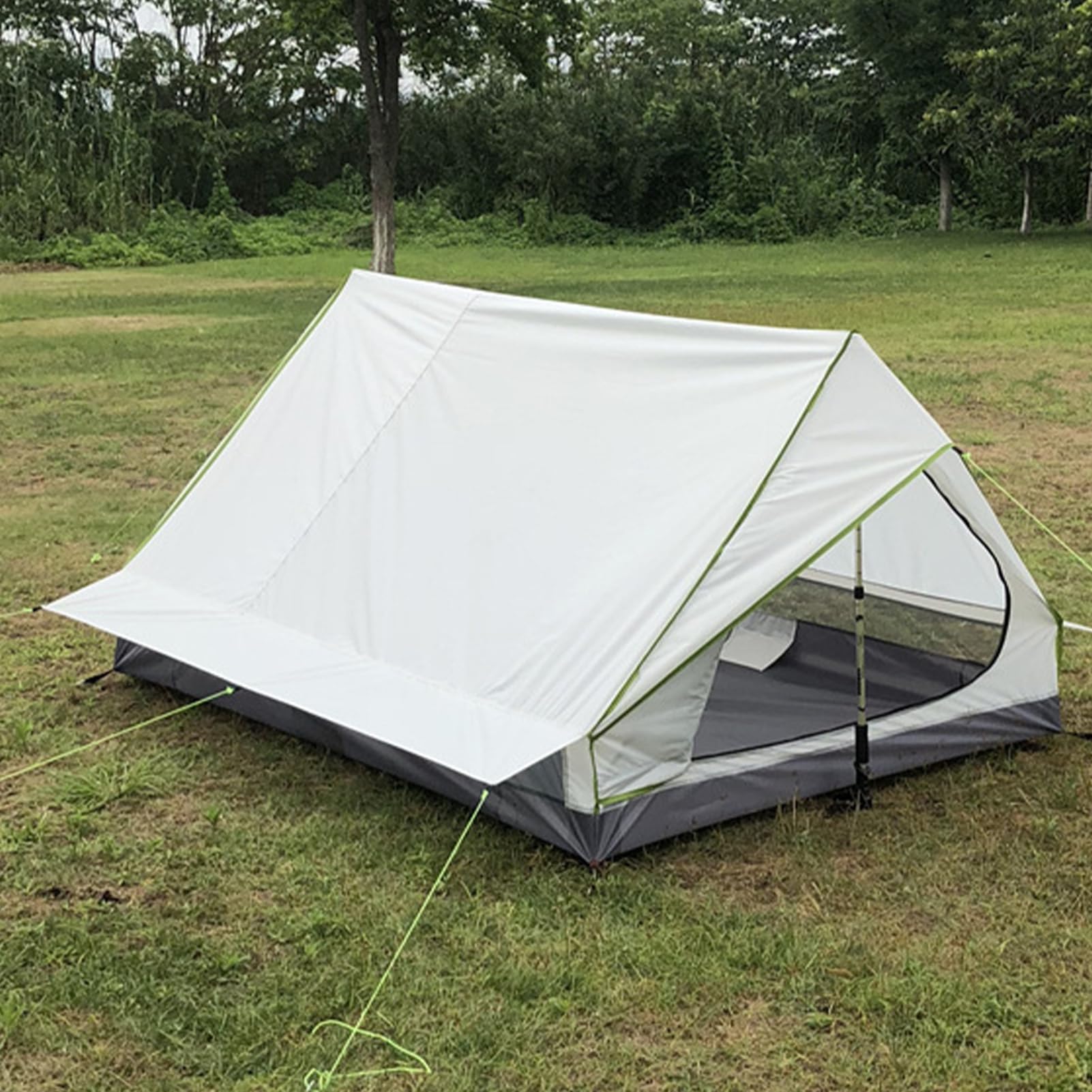 Namiot kempingowy, lekkie schronienie bez pręta, namiot kempingowy bez pręta, łatwy w instalacji, trwałość odporna na warunki atmosferyczne, 210 cm, do wędrówek i podróży na świeżym powietrzu