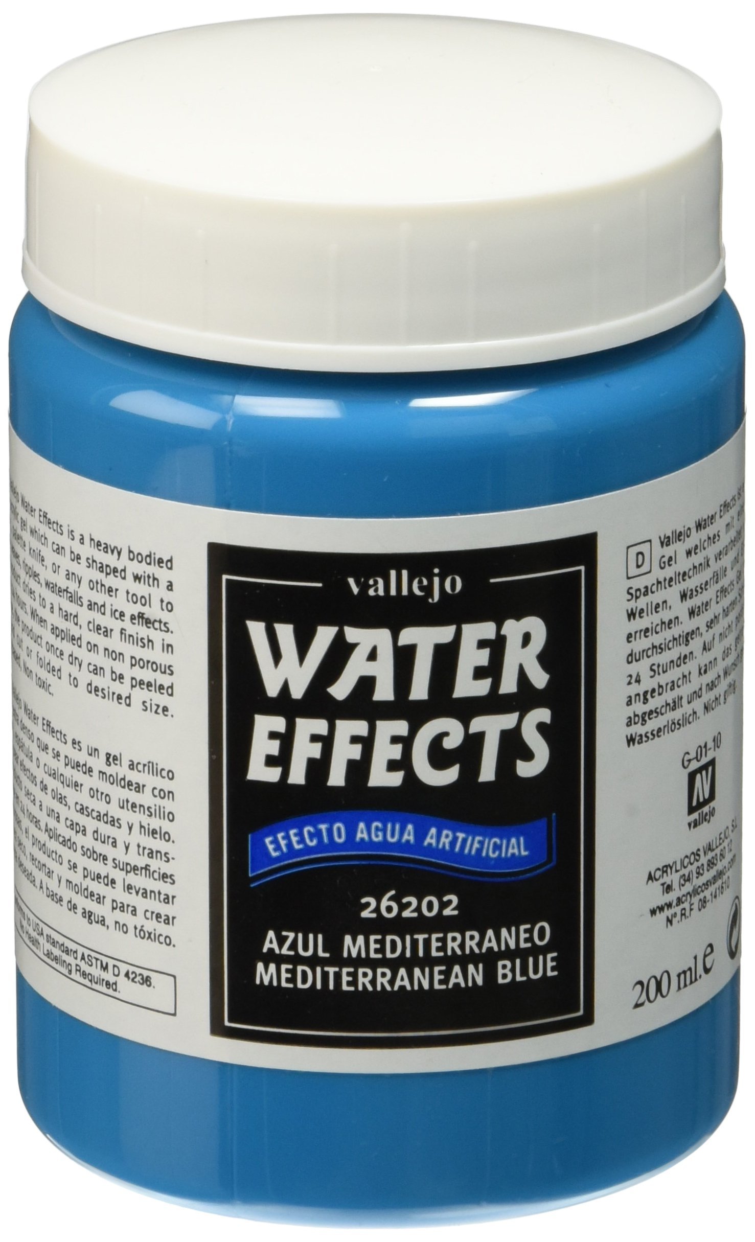 Vallejo Model Color 200 ml Water Effects - Mediterranean Blue