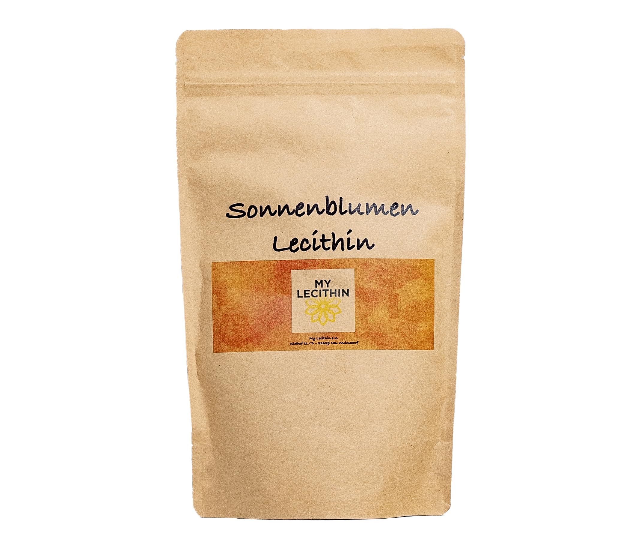 500 g de lécithine de tournesol | Lécithine pure | Haute biodisponibilité | Fabriqué en Allemagne | Sans OGM