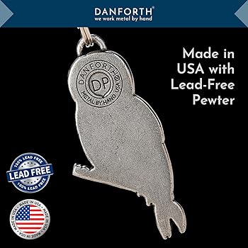 Amazon.co.jp: DANFORTH フクロウキーホルダー 手作り ピューター 高さ Amazon.co.jp: DANFORTH フクロウキーホルダー 手作り ピューター 高さ