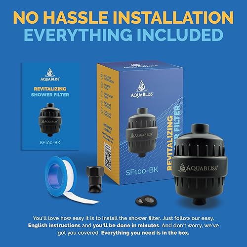 Miniatura 7 de AquaBliss High Output Revitalizing Shower Filter - Reduces Dry Itchy Skin, Dandruff, Eczema, and Dramatically Improves The Condition of Your Skin,