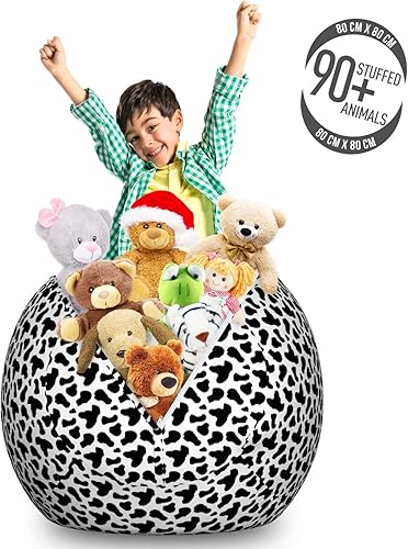 Miniatura 276 de Ambesonne Bolsa de juguetes de almacenamiento para perros, patrón con cachorros de raza pura, Bichon Pug Spitz Dachshund Poodle Shih Tzu, Rosa y