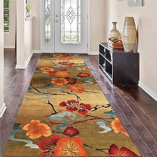 Miniatura 3 de Alfombra de pasillo vintage con respaldo antideslizante alfombra duradera para cocina pasillo entrada 33ft49ft66ft82ft98ft115ft131ft164ft197ft