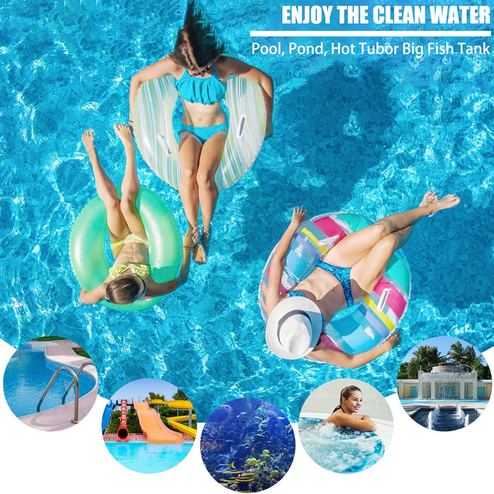 Questo Skimmer per Foglie da Piscina, Skimmer Professionale per la Pulizia di Piscine, retini per Foglie, rastrelli a Maglia fine, Sacchi Profondi per la Pulizia di laghetti da Giardino, vas