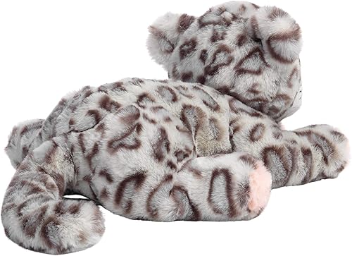 Miniatura 4 de Lambs & Ivy Happy Jungle - Peluche de leopardo de peluche, rosa/gris, Cleo