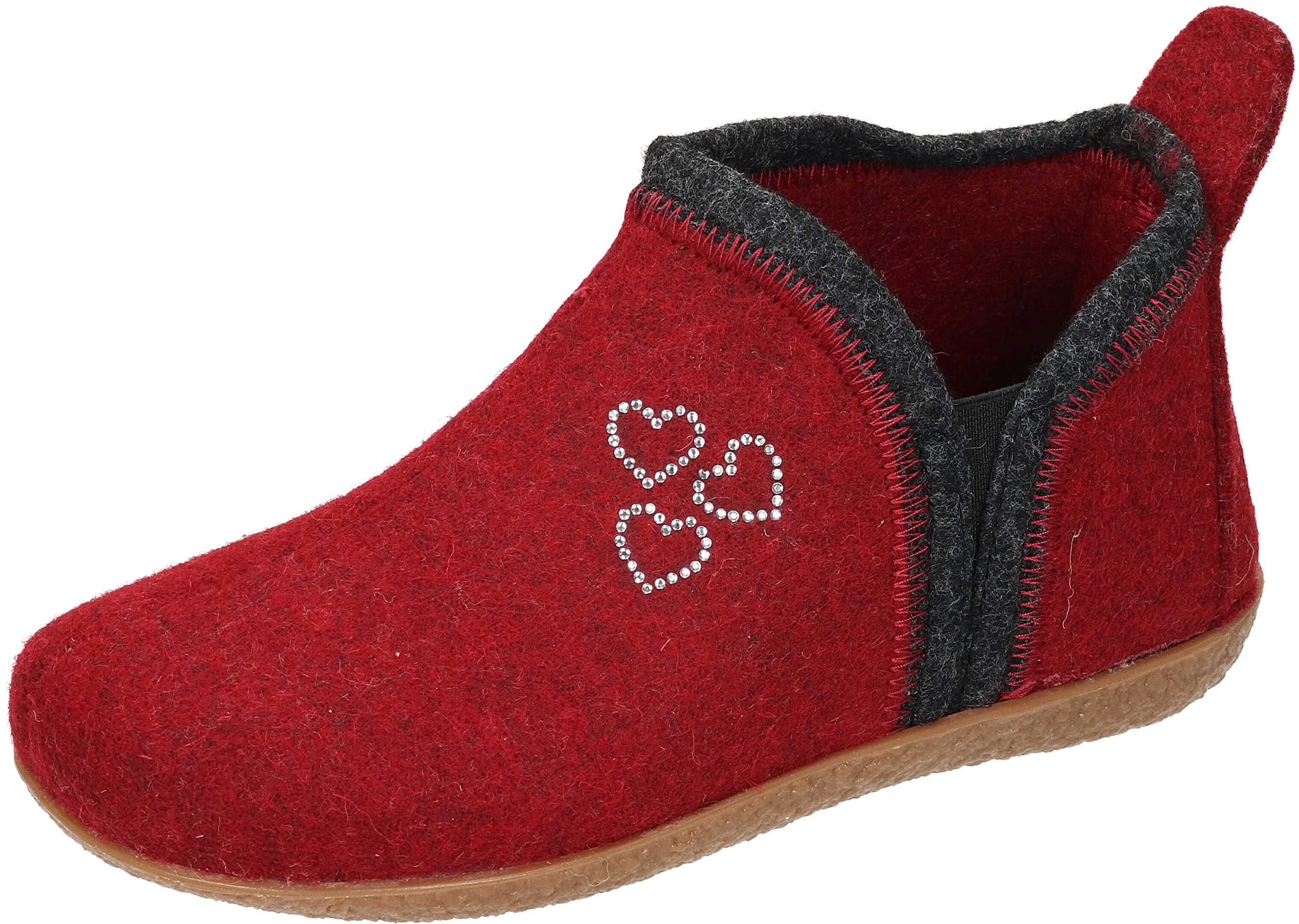Manitu Women's 340058-41 Slipper, red, 8 UK