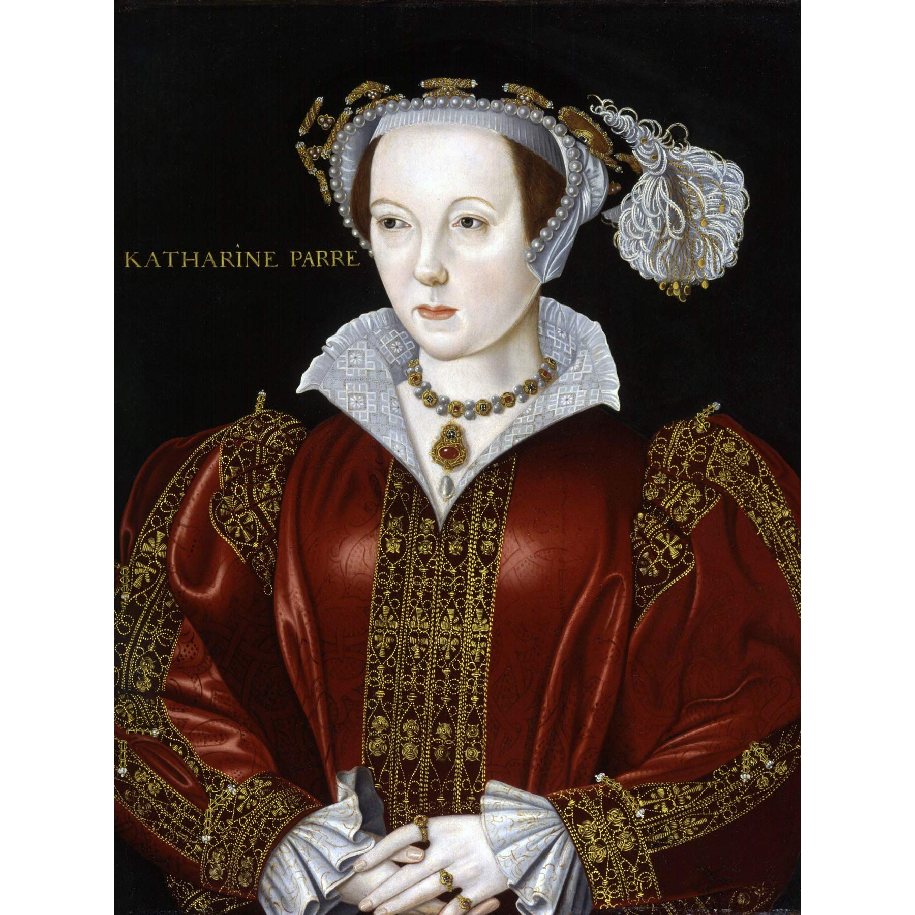 Scrotts Portrait Catherine Parr Painting Large Print Poster Wall Art Decor Picture