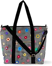 kate spade new york Large Capacity Insulated Cooler Tote Bag, Soft Sided Portable Beach Cooler with Shoulder Strap