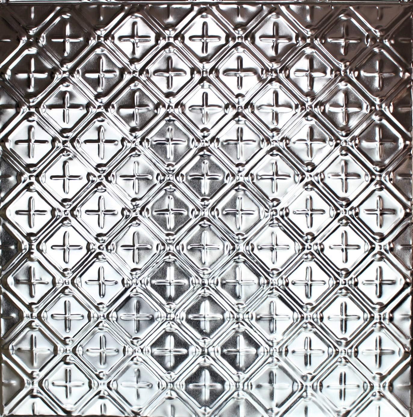 5 pcs of Tin Ceiling Tiles #MF-2, Unfinished Nail-up, Authentic Tin/Metal Ceiling Tile