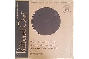 Pampered Chef Classic Round Stone: The Cornerstone of Perfect Pizzas at Home