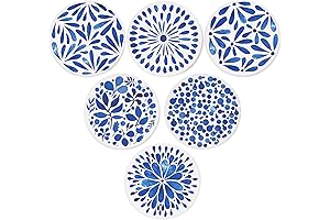 Stunning Blue and White Coasters: Protect Your Tabletops with Style