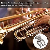 Vista 5 de Abrazadera de marcha de la trompeta del clip de la música de plata que marcha de la abrazadera en piezas de repuesto de lira