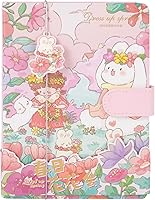 Vista 4 de Cuaderno con tapa de piel para estudiantes, con diseño de gato, libro de notas o diario