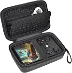 PAIYULE Travel Case Compatible with RG353V/ RG353VS/ R36S Retro Handheld Game Console, Handheld Emulator Storage Holder Organizer, Android Game Console Carrying Bag (Box Only) (Purple)