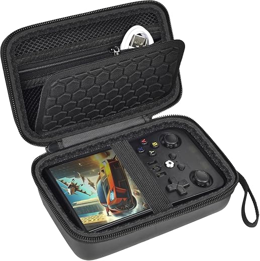 PAIYULE Travel Case Compatible with RG353V/ RG35XX/ RG353VS Retro Handheld Game Console, Handheld Emulator Storage Holder ...