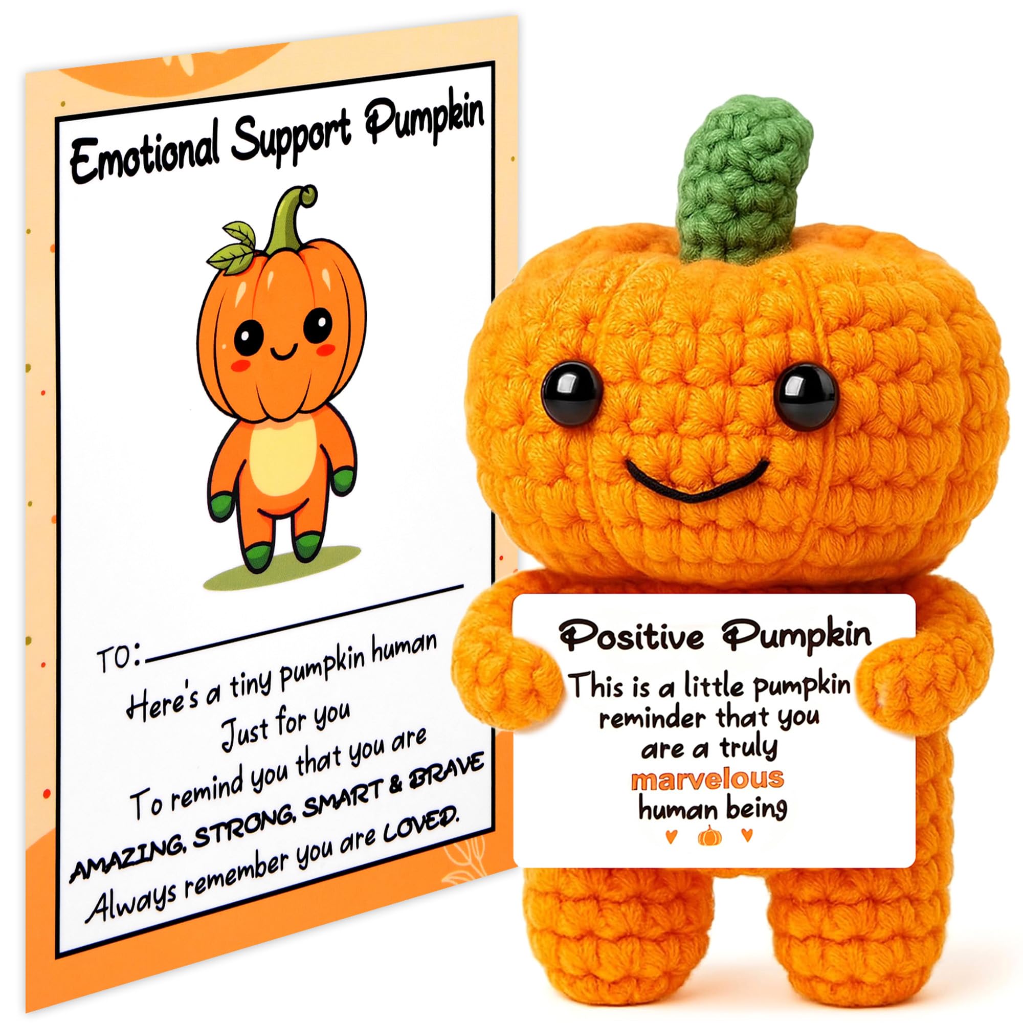 Boo Basket Gifts Positive Pumpkin, Halloween Present Gifts for Women Men