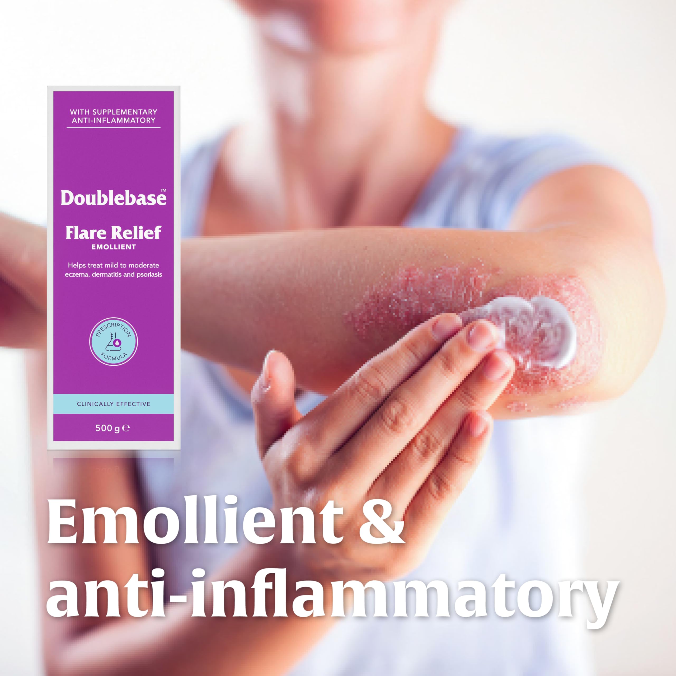 Doublebase Dry Skin Emollient. Clinically Proven Moisturiser For Eczema Psoriasis And Dermatitis Treatment. Body Cream For - View #8