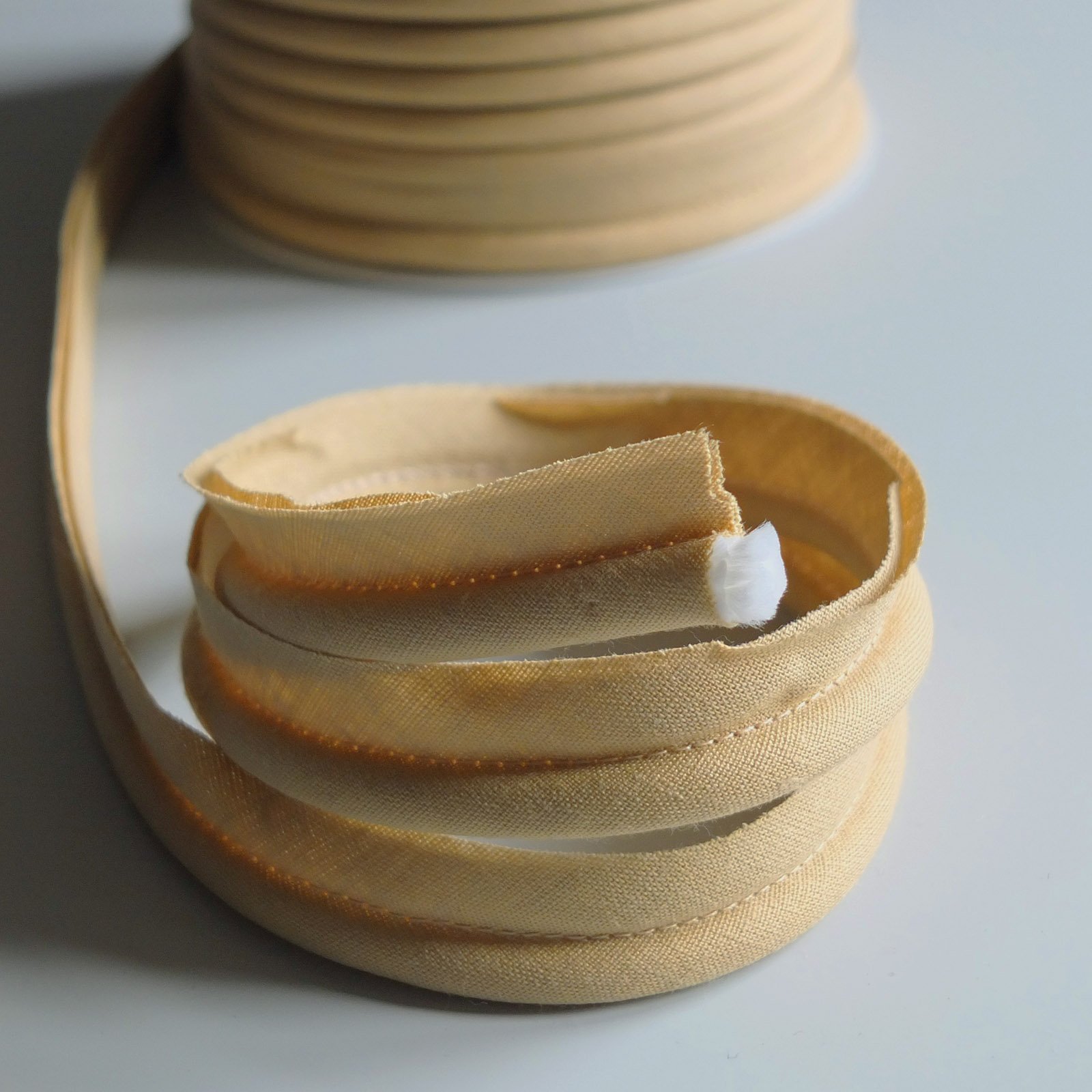 7mm Insert Piping Cord with Large Flange, Poly Cotton Bias Cut – Upholstery & Soft Furnishings – Sold by The Metre