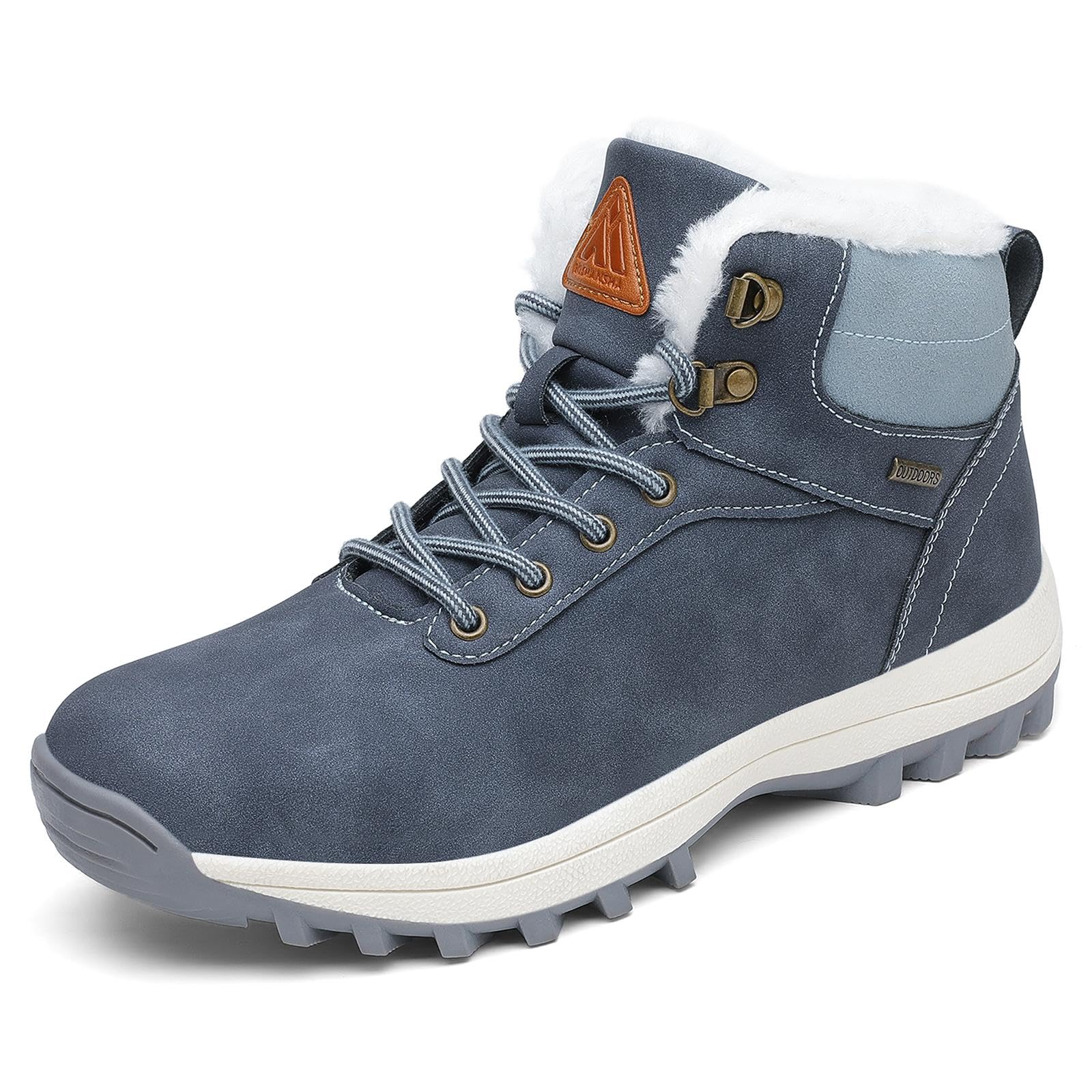 Mishansha Unisex Botas Invierno Cálido Impermeables Botines de Nieve Gr.36-48