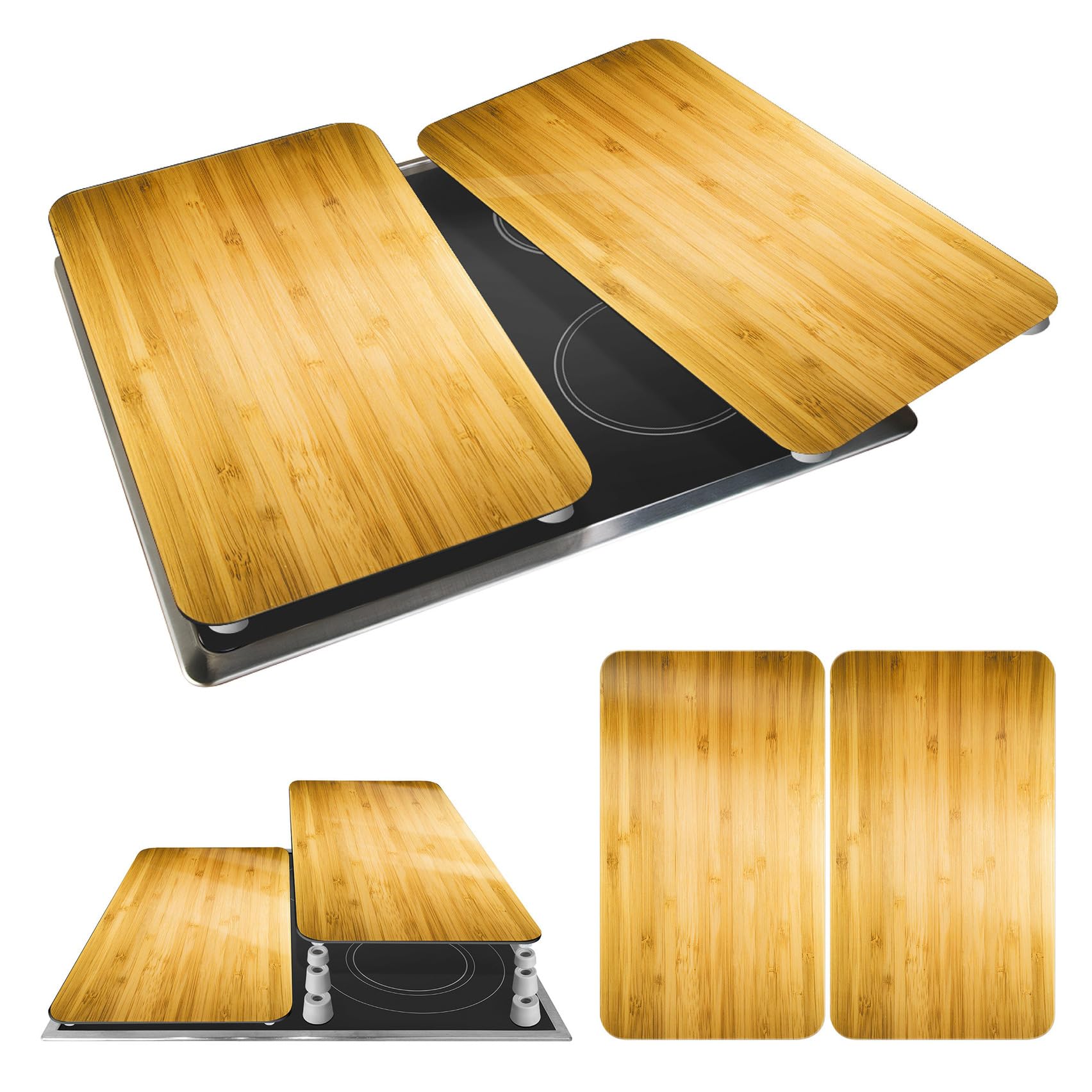 WENKO Plaque de Recouvrement Universelle Mod. Décor Bois