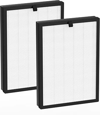True HEPA 14 Replacement Filter Compatible with Puroair 400 Air Purifier, H14 True HEPA Air Filter with Activated Carbon Filter 3-Stage Filtration, 2 Pack