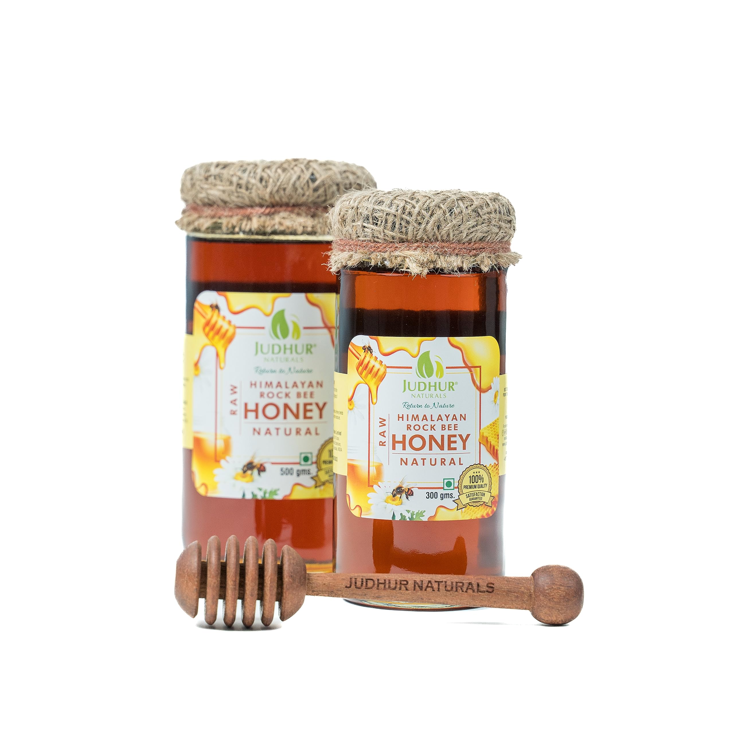 JUDHUR NATURALS Raw Himalayan Rockbee Honey (300 GMS)