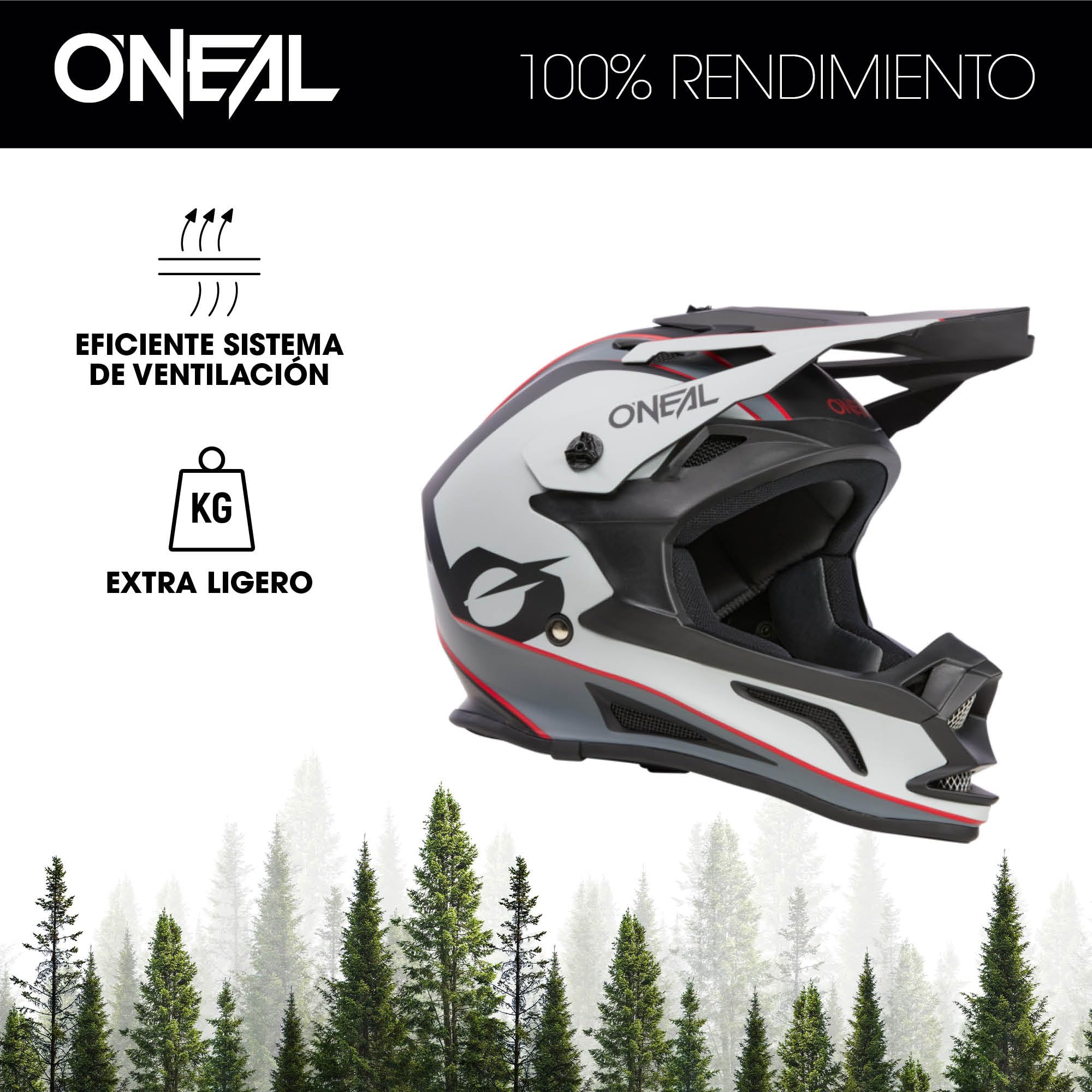 Agv K1s O'NEAL | Casco De Ciclismo De Montaña | MX MTB | Norma De Seguridad EN1078, Aberturas De Ventilación Para El Flujo De Aire Y Refrigeración | Casco Fury Stage V.23
